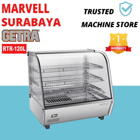 Jual FOOD DISPLAY WARMER STAINLESS GETRA RTR 120L REAR SLIDING DOOR