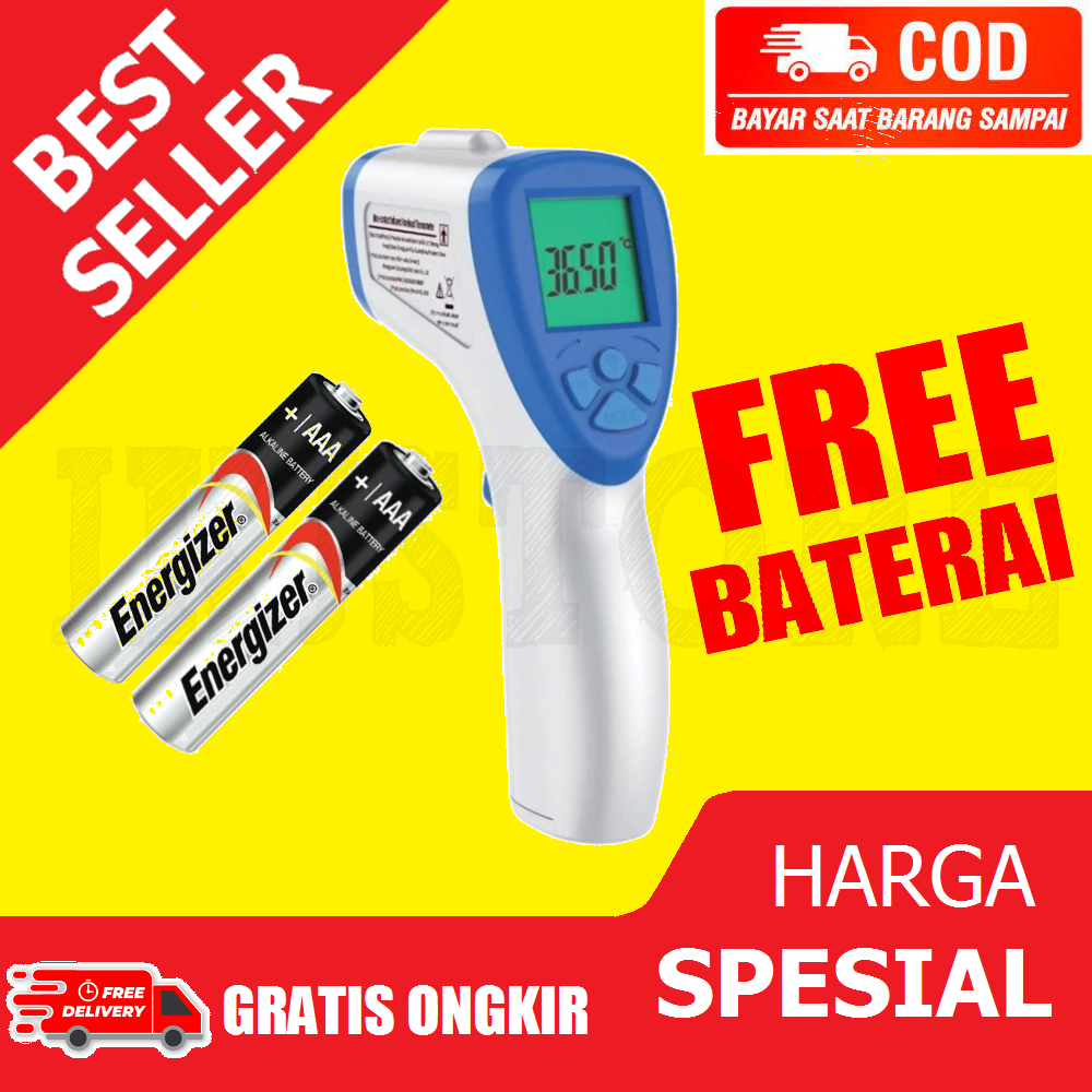 Jual THERMOMETER DIGITAL THERMOGUN INFRARED TERMOMETER TEMBAK TUBUH