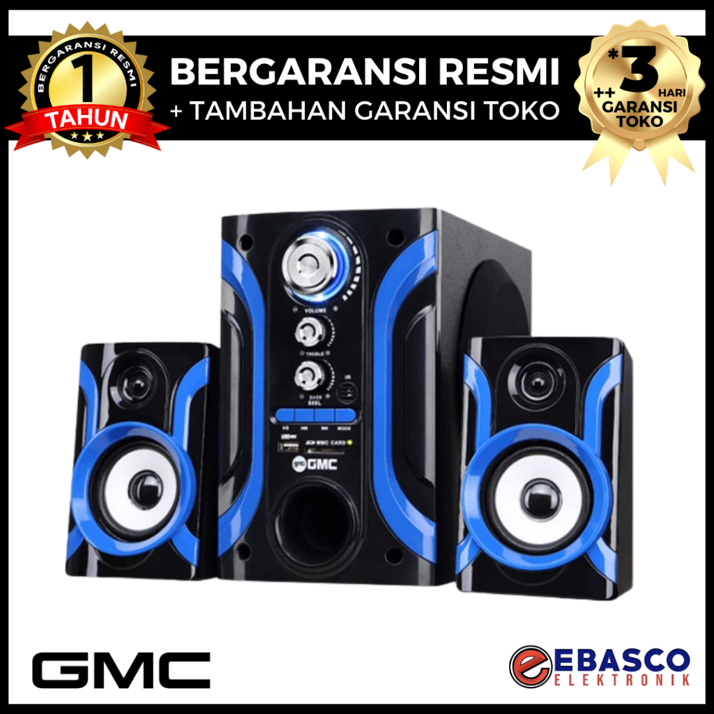 Jual GMC 888K Bluetooth Multimedia Speaker Aktif Shopee Indonesia