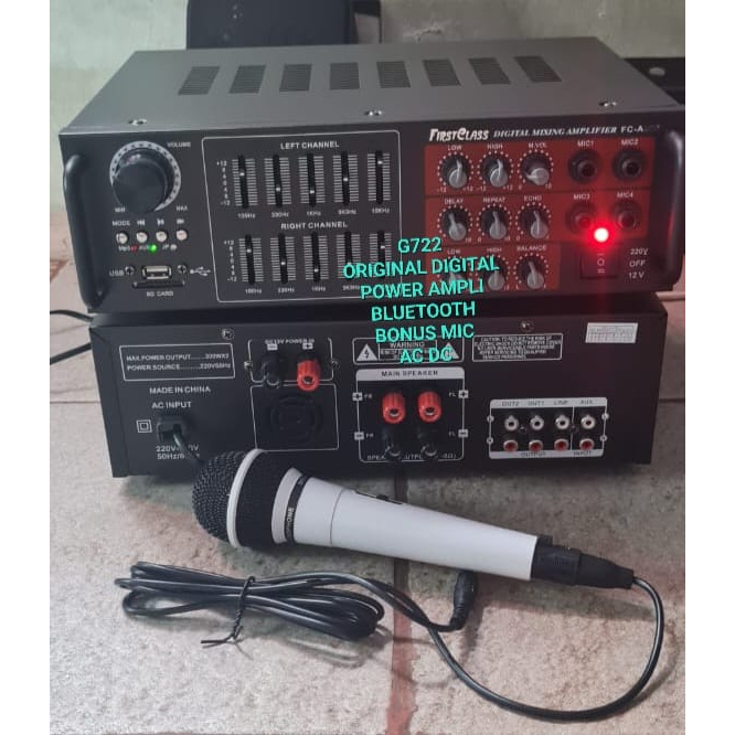 Jual G722 BONUS MIC ORI JACK RODWELL POWER AMPLI DIGITAL ECHO AC DC