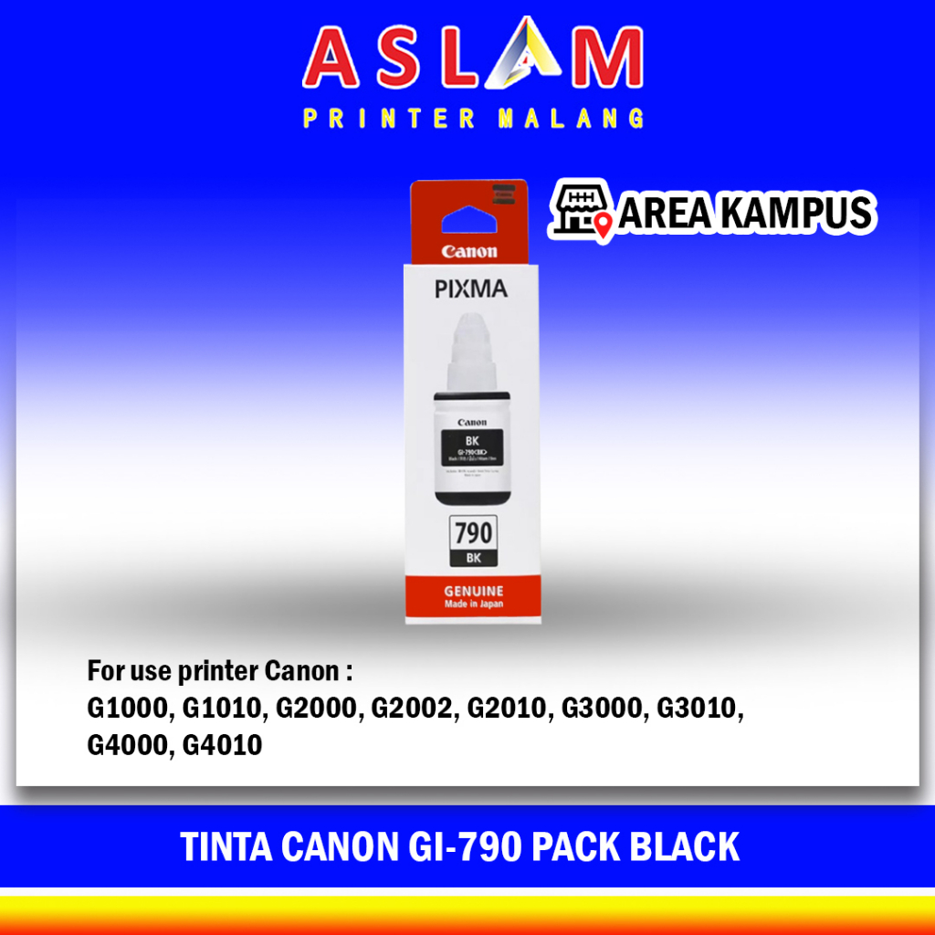 Jual Tinta Canon Gi Gi Black Original Ink Printer G