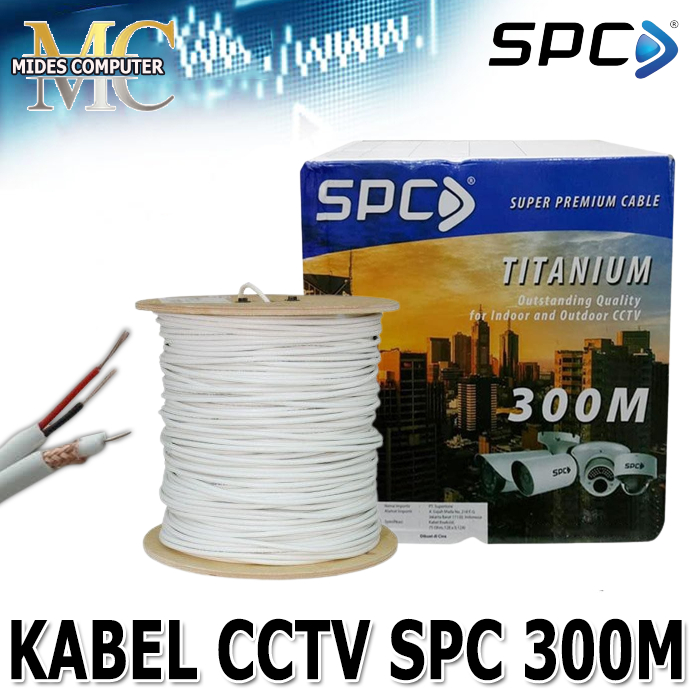 Jual Kabel Coaxial CCTV RG59 TITANIUM SPC 300M Shopee Indonesia