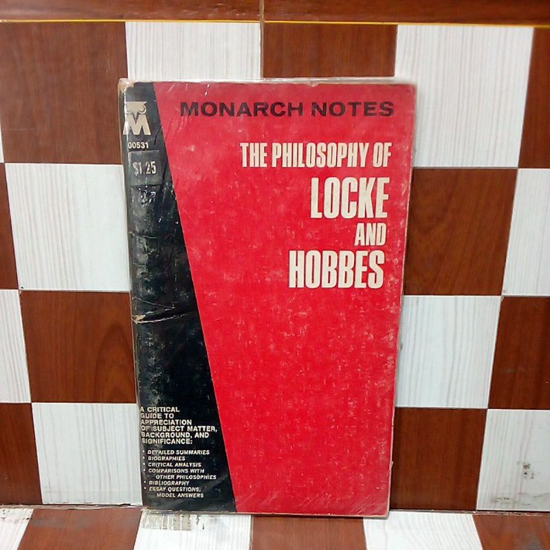 Jual Buku Original THE PHILOSIPHY OF LOCKE AND HOBBES By Monarch Notes