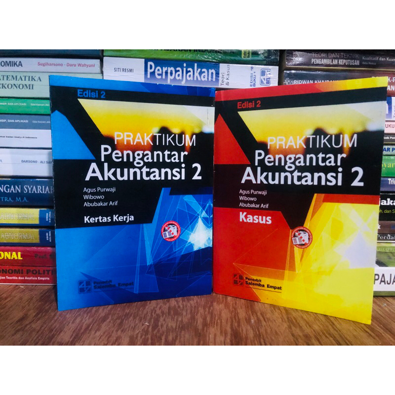 Jual Paket 2 Buku Praktikum Pengantar Akuntansi 2 Kertas Kerja Kasus