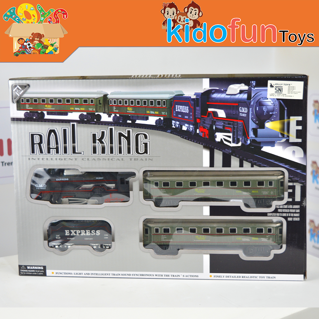 Jual Mainan Kereta Api Rail King Train Track Isi Pcs Pcs Classic