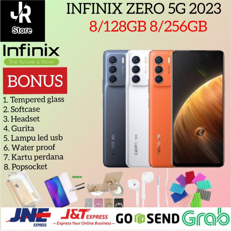 Jual INFINIX ZERO 5G 2023 RAM 8GB 5GB EXTEND ROM 256GB GARANSI RESMI