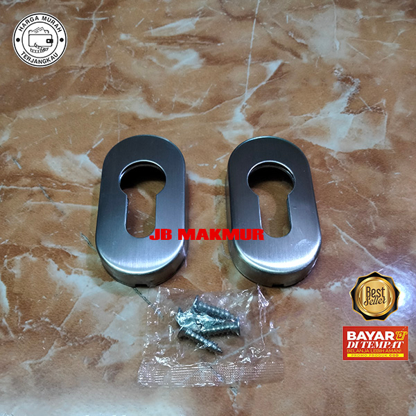 Jual Ring Silinder Cylinder Kunci Pintu Oval Stainless Gerber Tutup