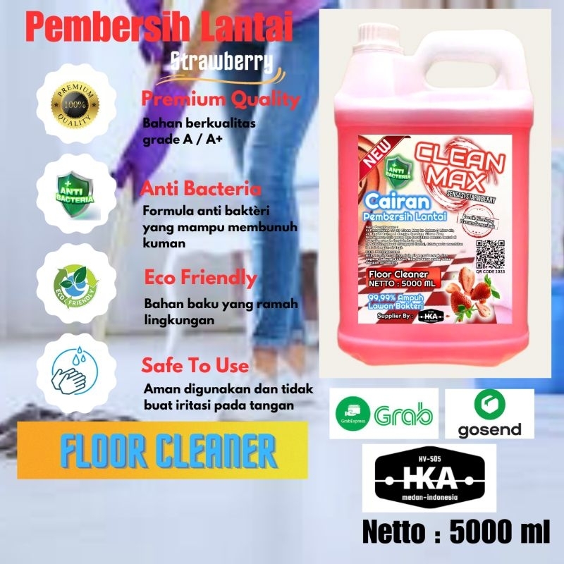 Jual Clean Max Sabun Pel Lantai 5 Liter Sabun Pembersih Lantai