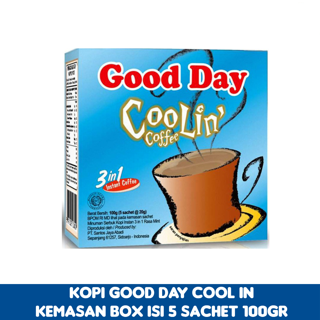 Jual Kopi Good Day In Instant Coffee Cool In Kemasan Box Isi