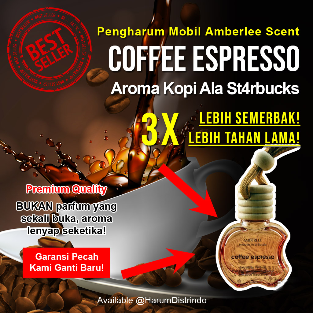 Jual Pengharum Ruangan Aroma Kopi Bali Coffee Espresso Parfum Mobil