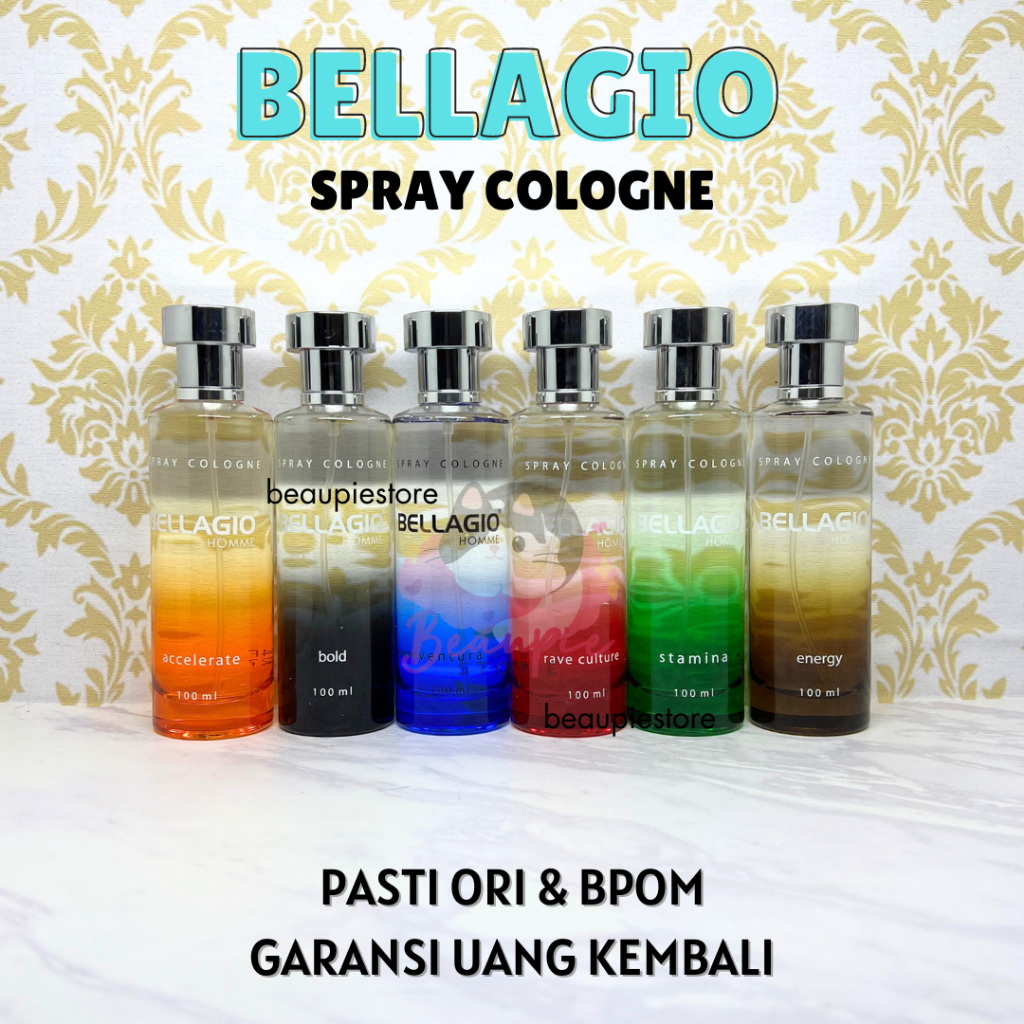 Jual BELLAGIO Homme Spray Cologne 100ml Parfum Pria Shopee Indonesia