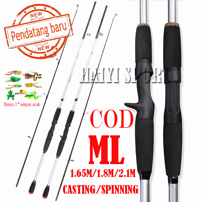 Jual HAIYI FISHING Joran Pancing Casting Spinning Size 165 180 210cm