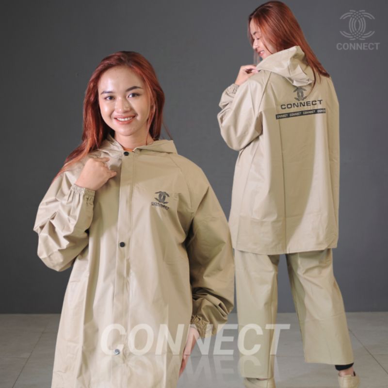 Jual JAS HUJAN RAINCOAT Pria Wanita Terbaik By CONNECT Anti Rembes