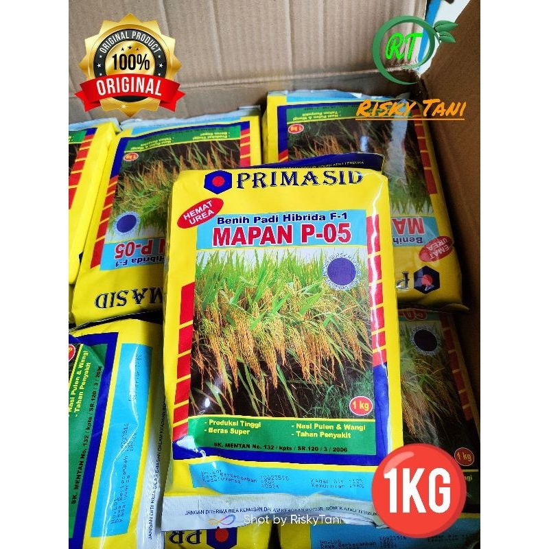 Jual Benih Padi Mapan 05 Kemasan 1kg Shopee Indonesia