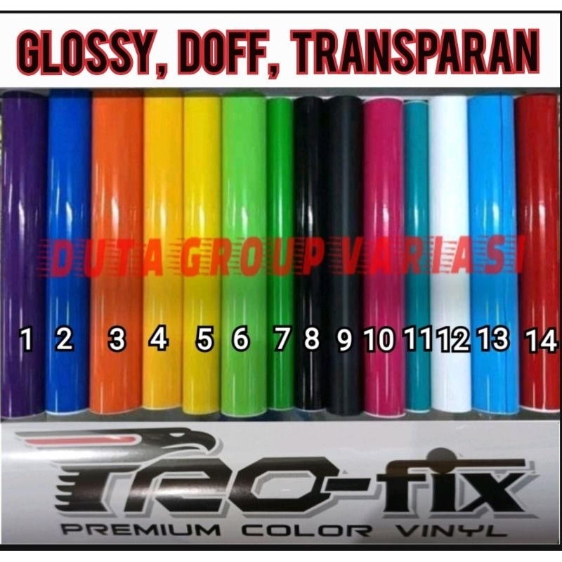 Jual Scotlet Motor Profix Warna Glossy L Cm X P Cm Dan L Cm X P