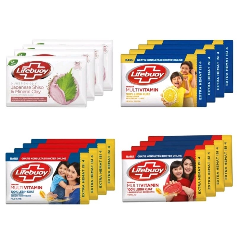 Jual LIFEBUOY Bar Soap 4 X 100g Shopee Indonesia