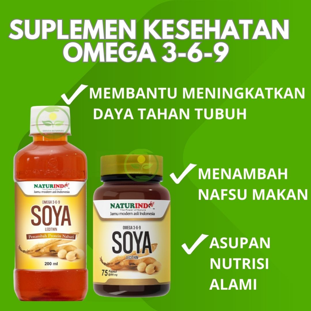 Jual OMEGA 3 6 9 SOYA Vitamin Nutrisi Keluarga Obat Herbal Meningkatkan