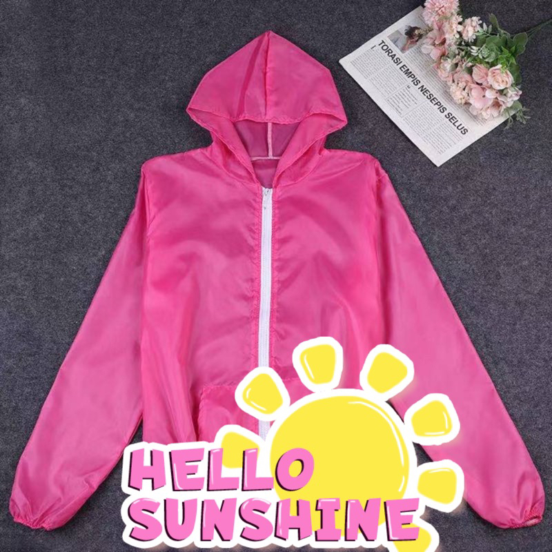 Jual Jaket Mantel Anti Uv Jaket Jogging Parasut Waterproof Sun Cocok