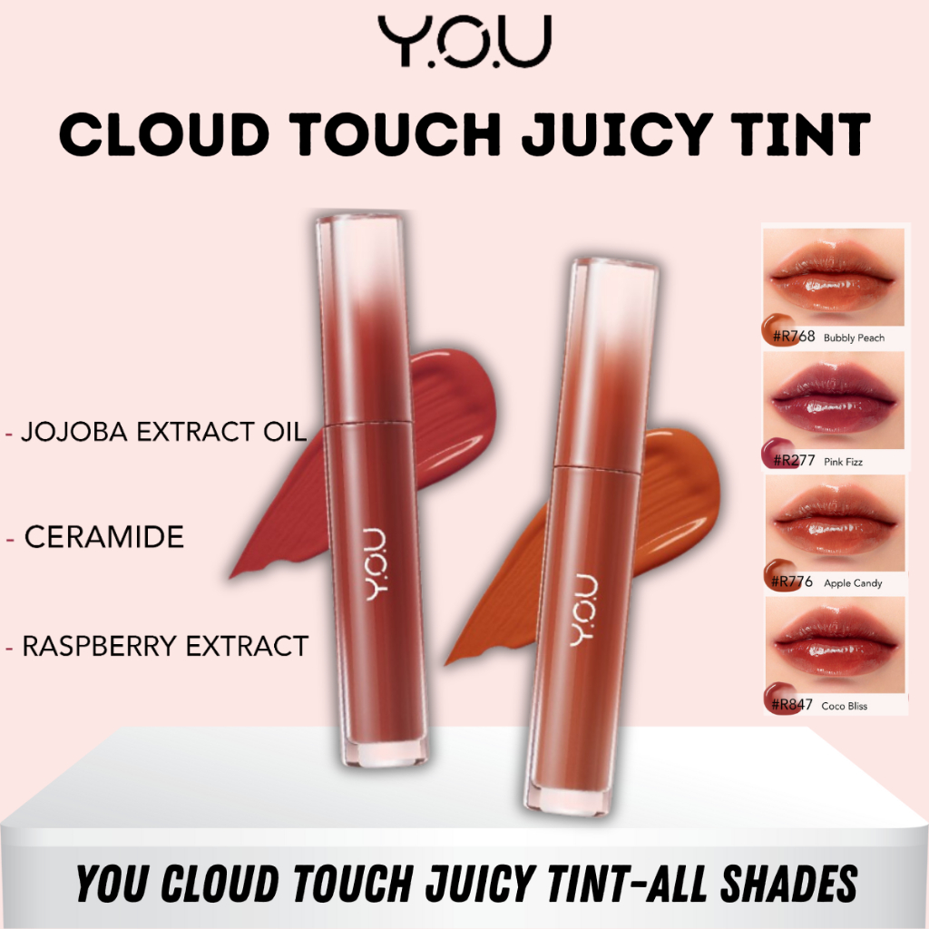 Jual You Cloud Touch Juicy Tint Healthy Glow Lips Korean Style