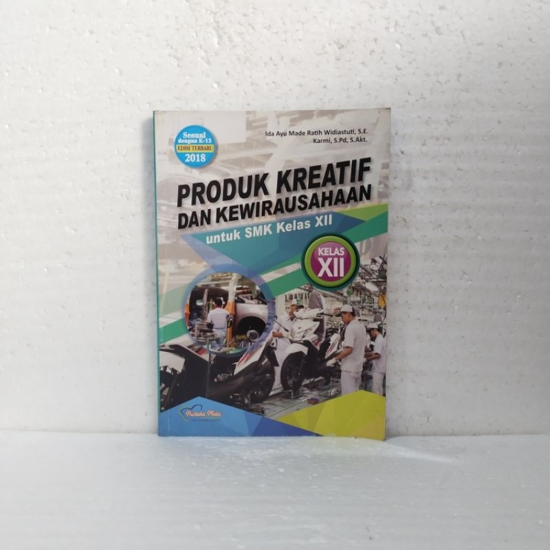 Jual Buku Produk Kreatif Dan Kewirausahaan Untuk Smk Kelas Xii Shopee