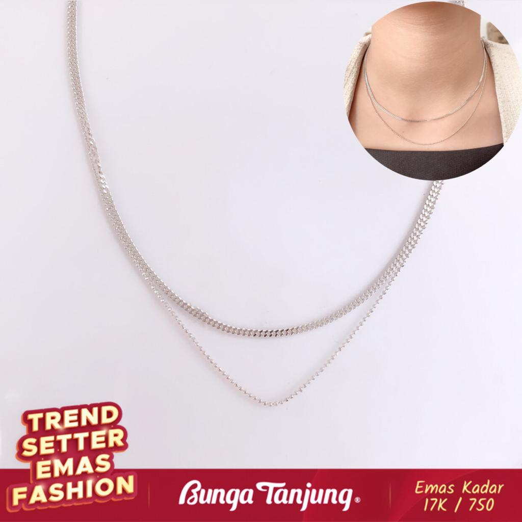 Jual KALUNG SISIK NAGA 2 LAYER EMAS 17K BUNGA TANJUNG GOLD Shopee