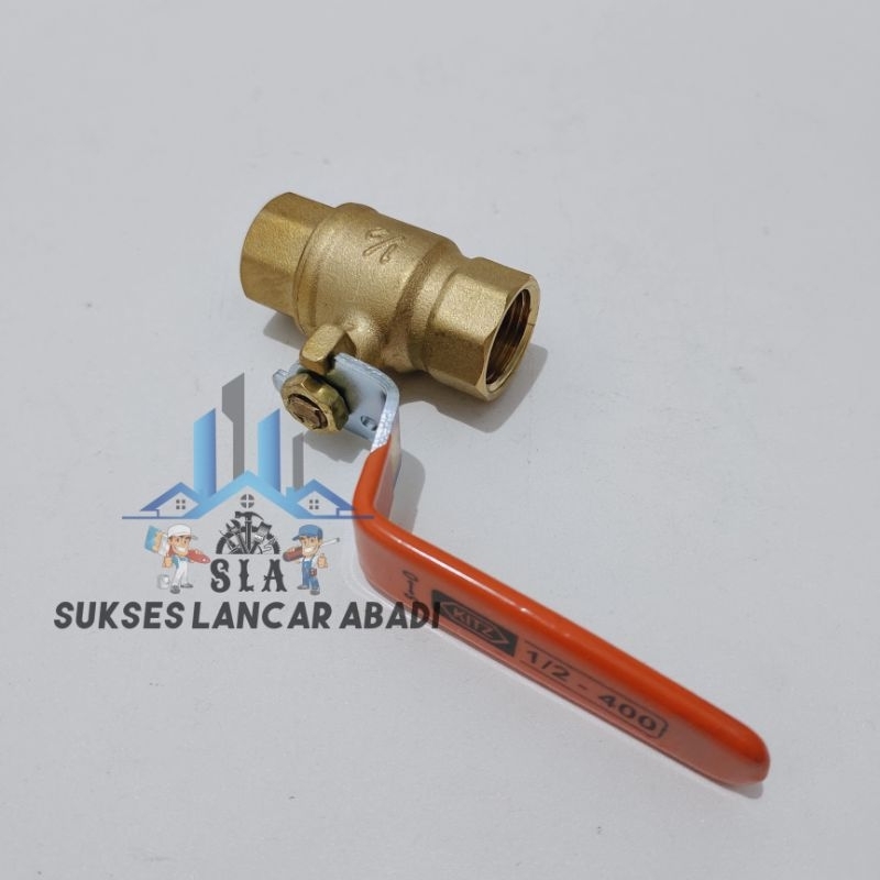 Jual Ball Valve Kuningan Kitz Stop Kran Drat Dalam Kuningan Harga