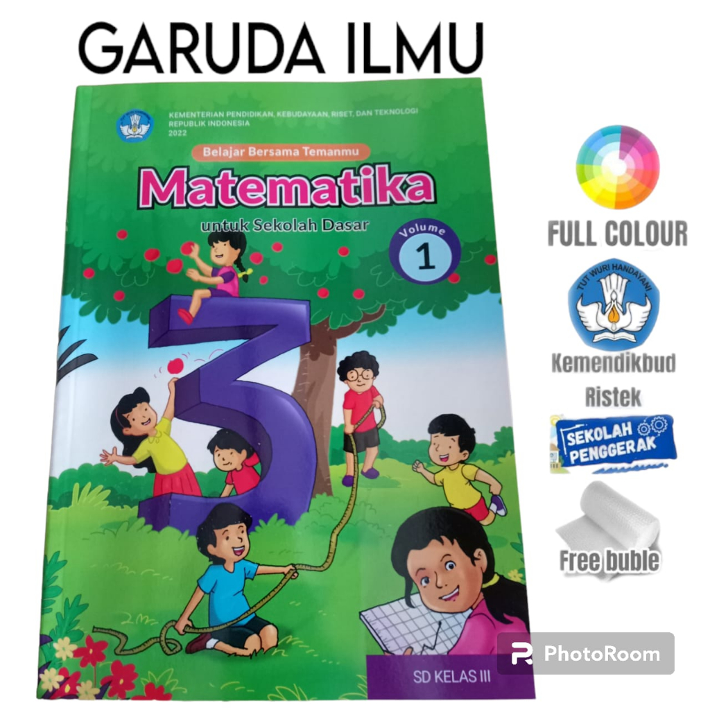 Jual Buku Terbaru Matematika Vol 1 Kelas 3 SD Kurikulum Merdeka