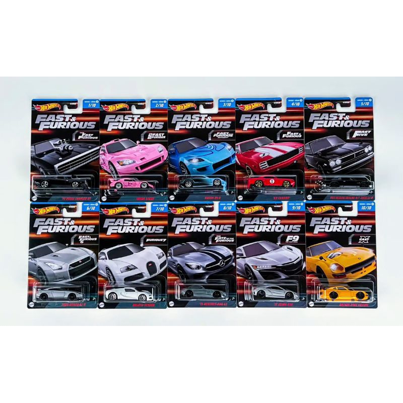 Jual HOTWHEELS Fast Furious 2023 All Scene Wave 3 Set 2023 Shopee