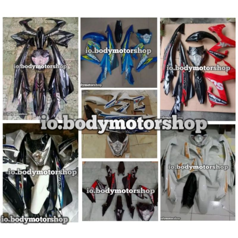 Jual COVER FULL BODY HALUS FULL SET BODY SUZUKI SATRIA FU FACELIFT