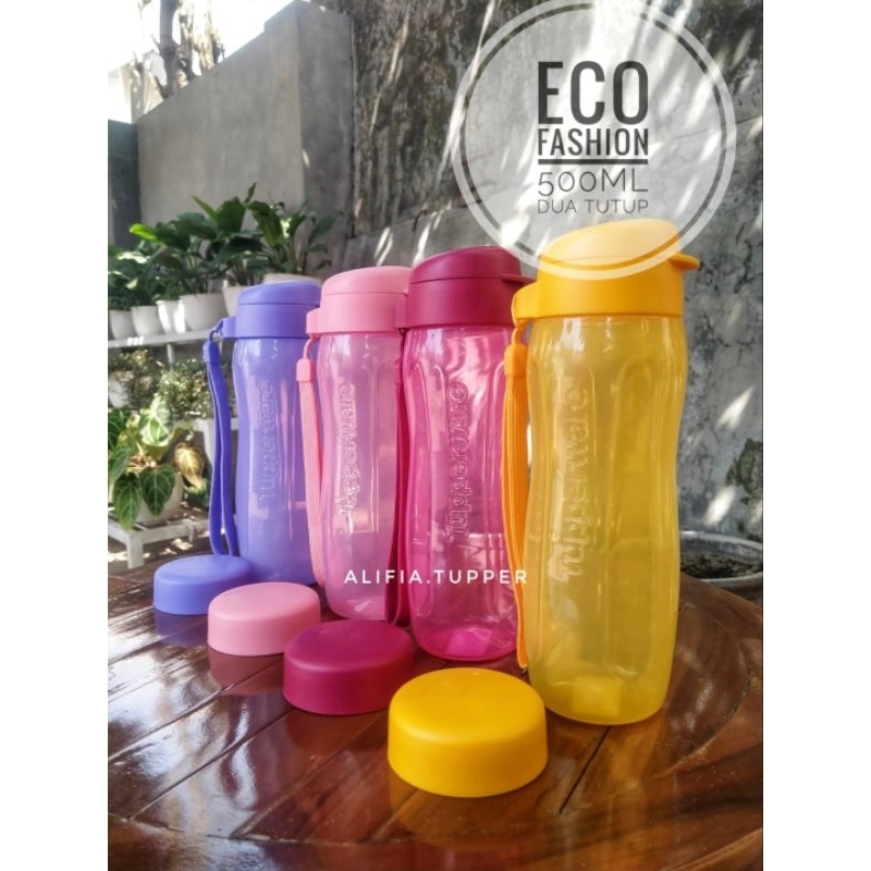 Jual ECO Fashion Bottle 500ml 2 Tutup 1 Flip Dan 1 Ulir Shopee