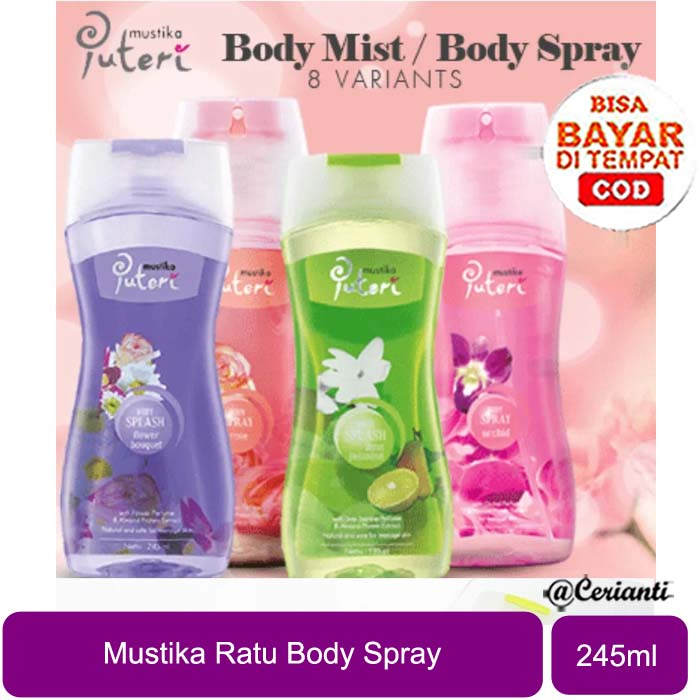 Jual Mustika Ratu Puteri Body Splash Cologne Ml Cceiranti Shopee