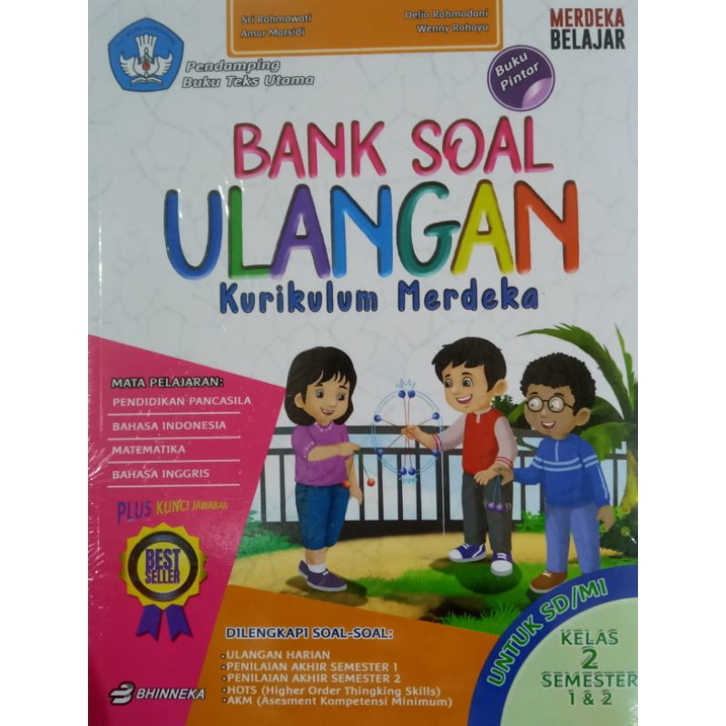 Jual Buku Bank Soal Ulangan Kelas Sd Mi Kurikulum Merdeka Shopee