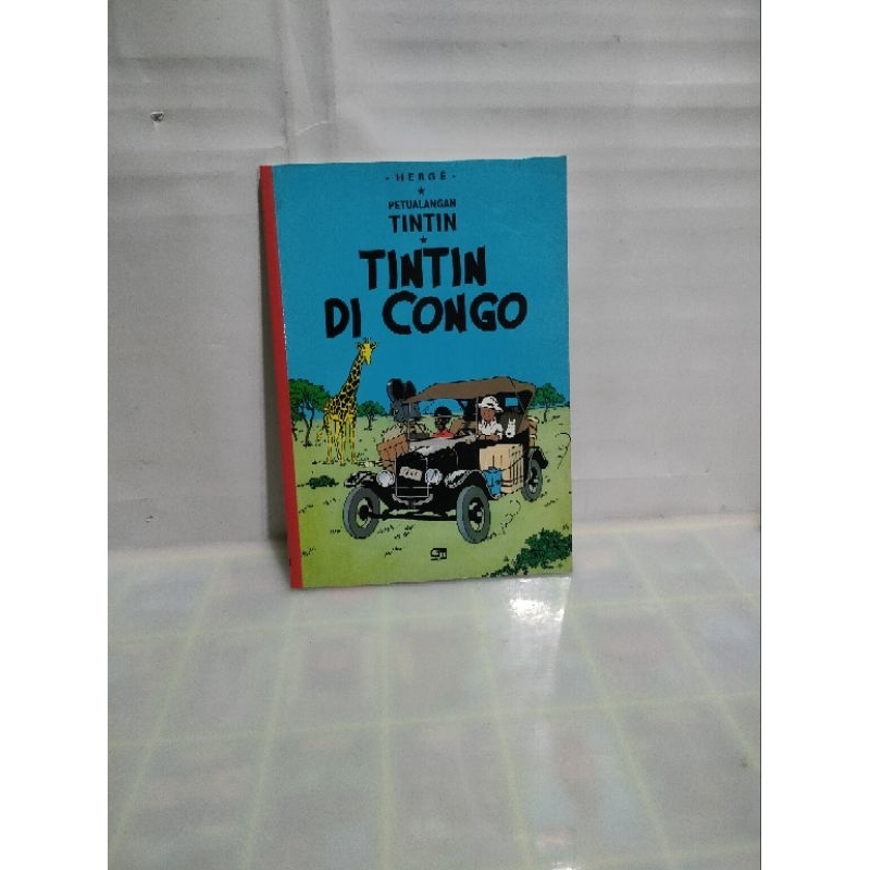 Jual Buku Original Herge Petualangan Tintin Tintin Di Congo Shopee