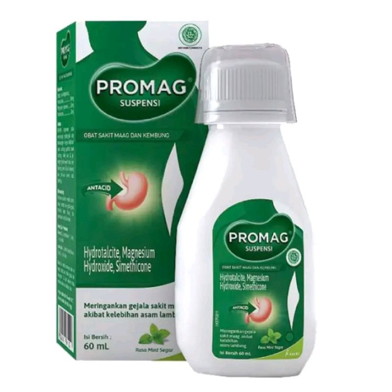 Jual Promag Cair Sirup Suspensi Obat Maag Dan Kembung Kemasan Botol