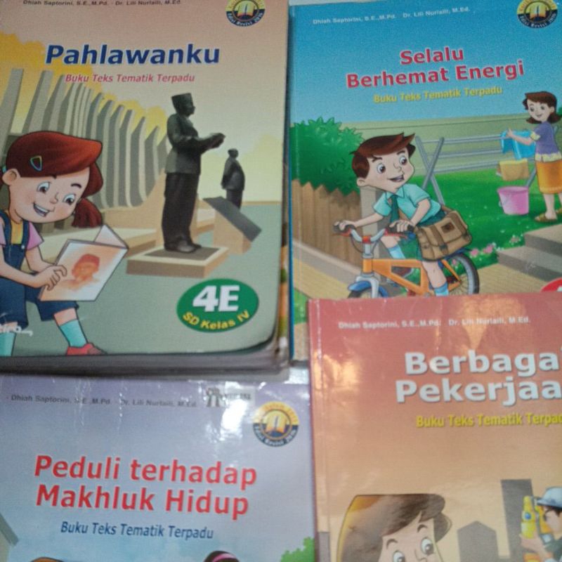 Jual Buku Teks Tematik Terpadu SD Kelas 4 Yudistira Shopee Indonesia