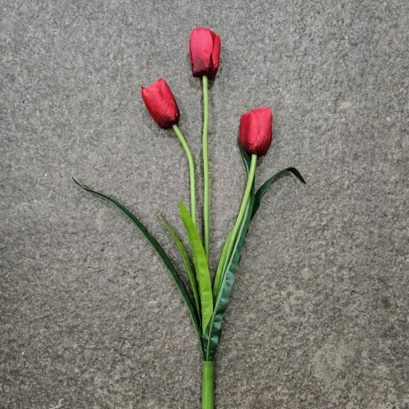 Jual Bunga Tulip Panjang Cabang Artificial Shopee Indonesia