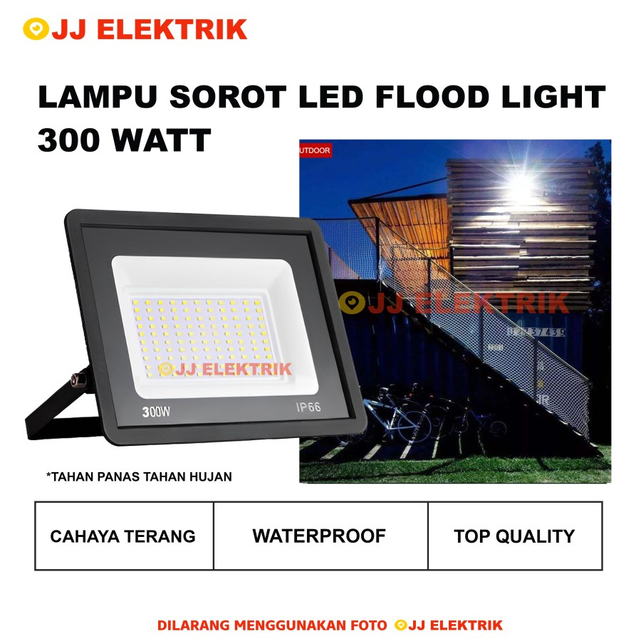 Jual Lampu Sorot Led W Flood Light Tembak Outdoor Watt Shopee