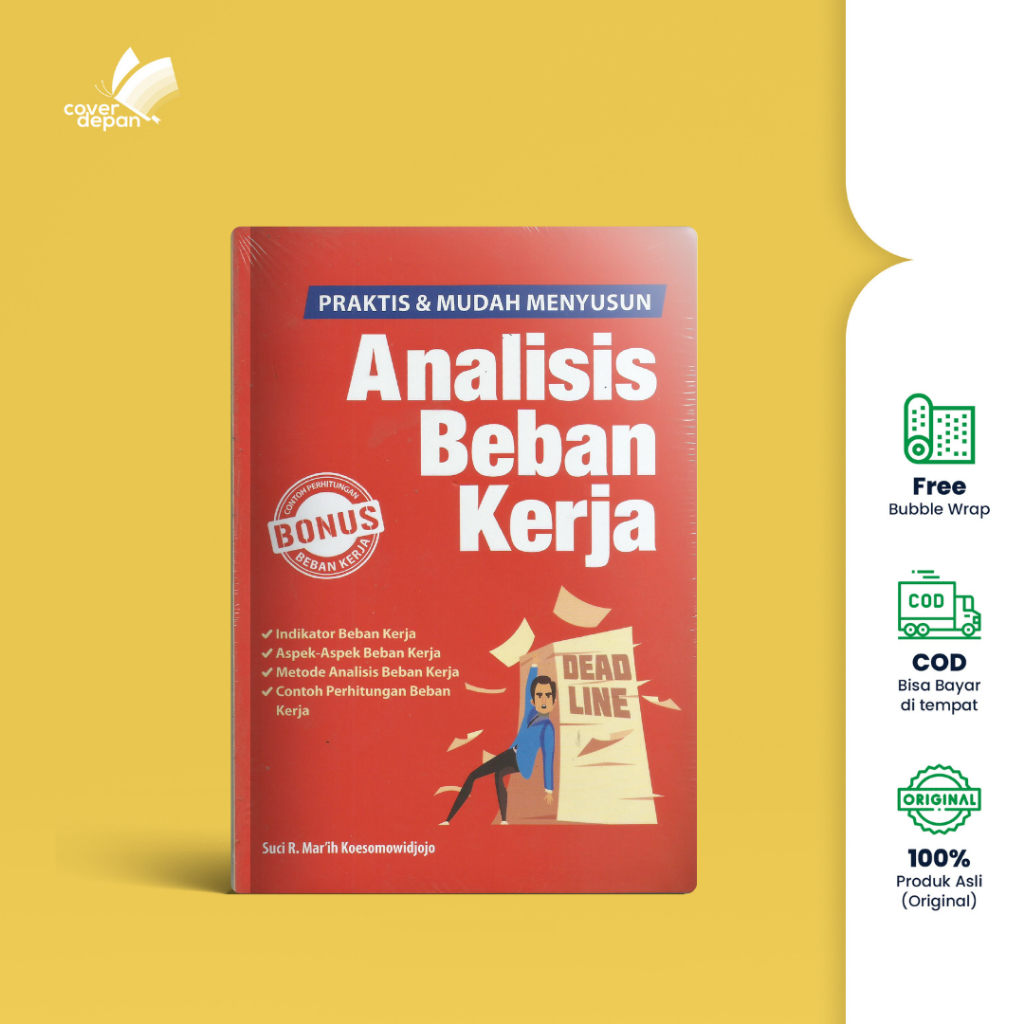 Jual Buku Praktis Dan Mudah Menyusun Analisis Beban Kerja Cover Depan