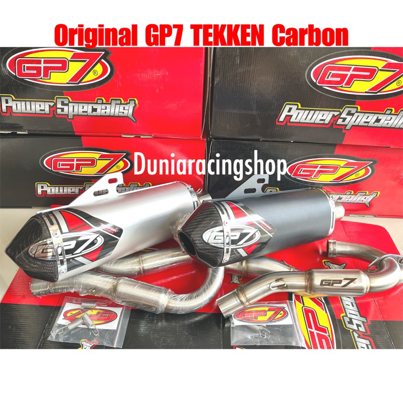 Jual GP7 TEKKEN Knalpot CRF 150 WR 155 KLX 150 DTRACKER 150 Fullsystem