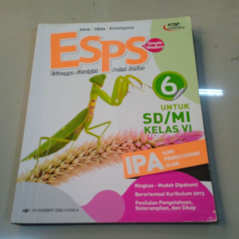 Jual Esps Ipa Kelas Ktsp Erlangga Shopee Indonesia