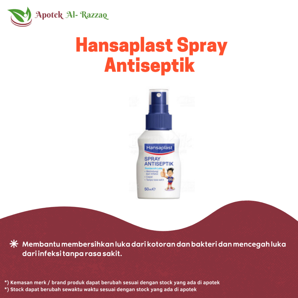 Jual Hansaplast Spray Ml Antiseptic Shopee Indonesia