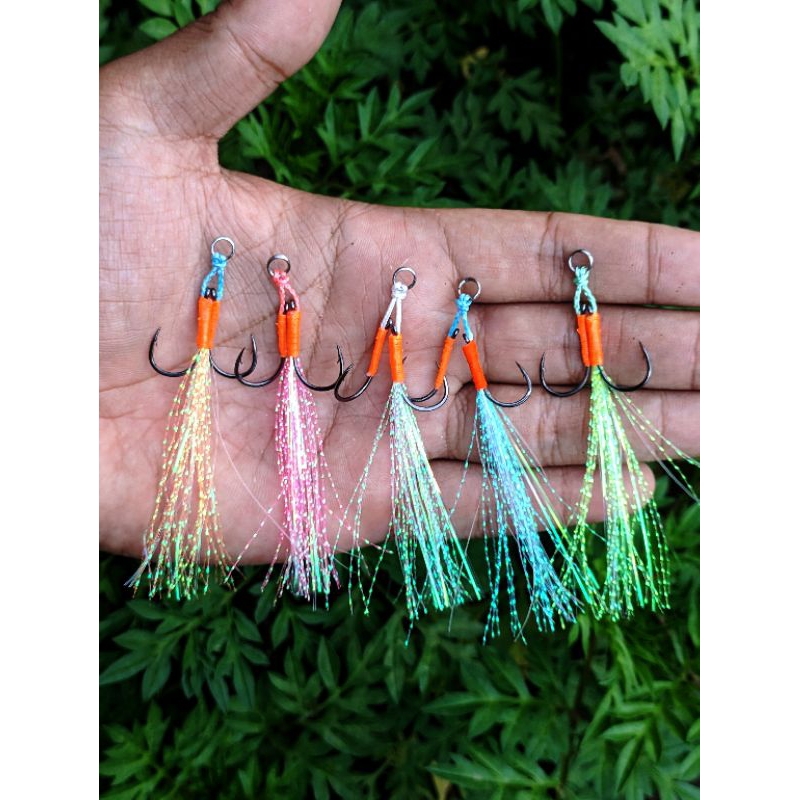 Jual ASIST HOOK Murah KAIL CHINU Cocok Untuk Micro Jig 7 10 Gr Shopee