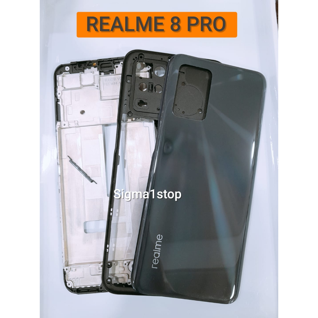 Jual REALME 8 PRO CASING HOUSING BACK DOOR COVER FRAME LCD MIDDLE TUTUP