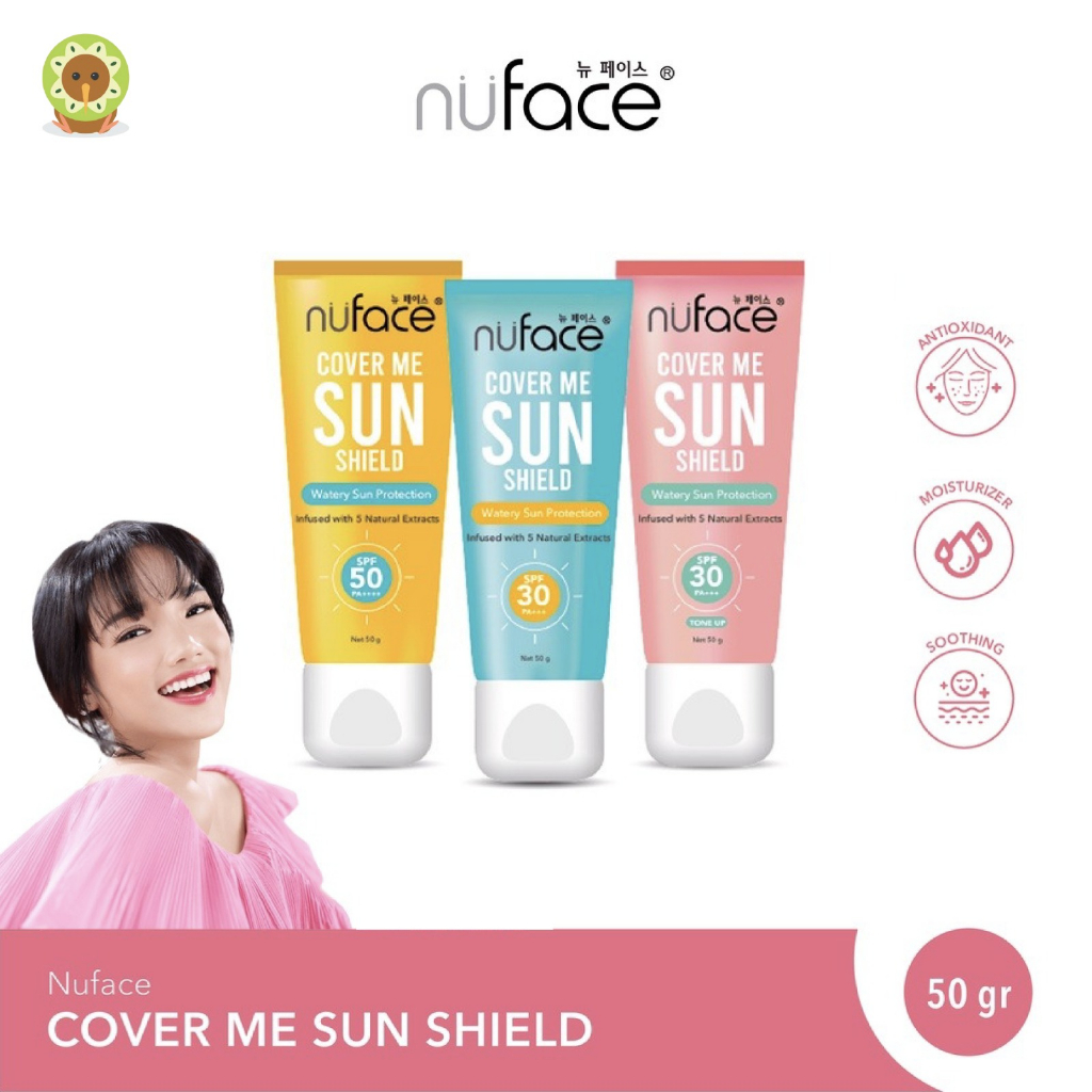 Jual Nuface Cover Me Sun Shield Watery Sun Protection Sunscreen Nu