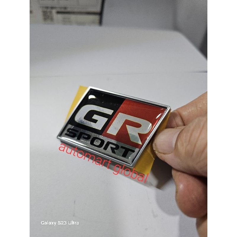 Jual Emblem Logo Gr Sport Belakang Cembung Raize Fortuner Rush Yaris