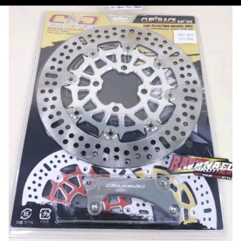 Jual Disc Brake Piringan Cakram Depan Delkevic Black Diamond Original