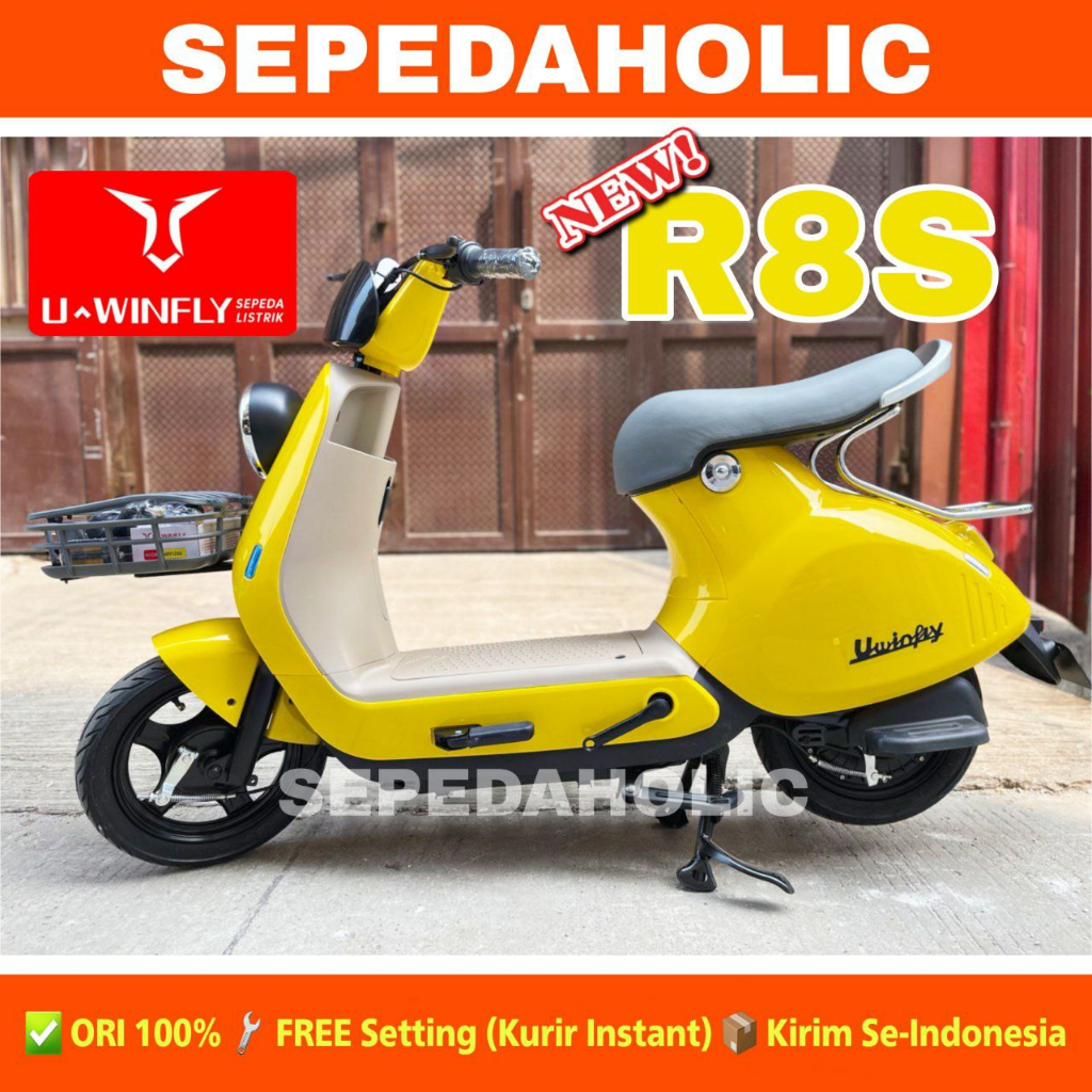 Jual Sepeda Listrik UWINFLY REDFISH 8 R8S RF8S R8P T60 500 Watt