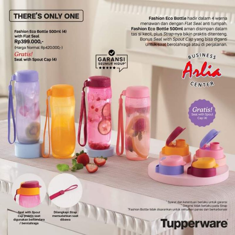 Jual Eco Fashion 500 Ml Eco Botol Tupperware Eco Botol 500 Ml 1