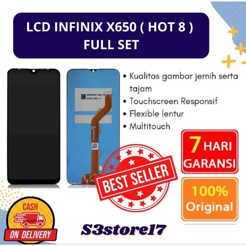 Jual LCD TOUCHSCREEN INFINIX X650 HOT 8 Shopee Indonesia