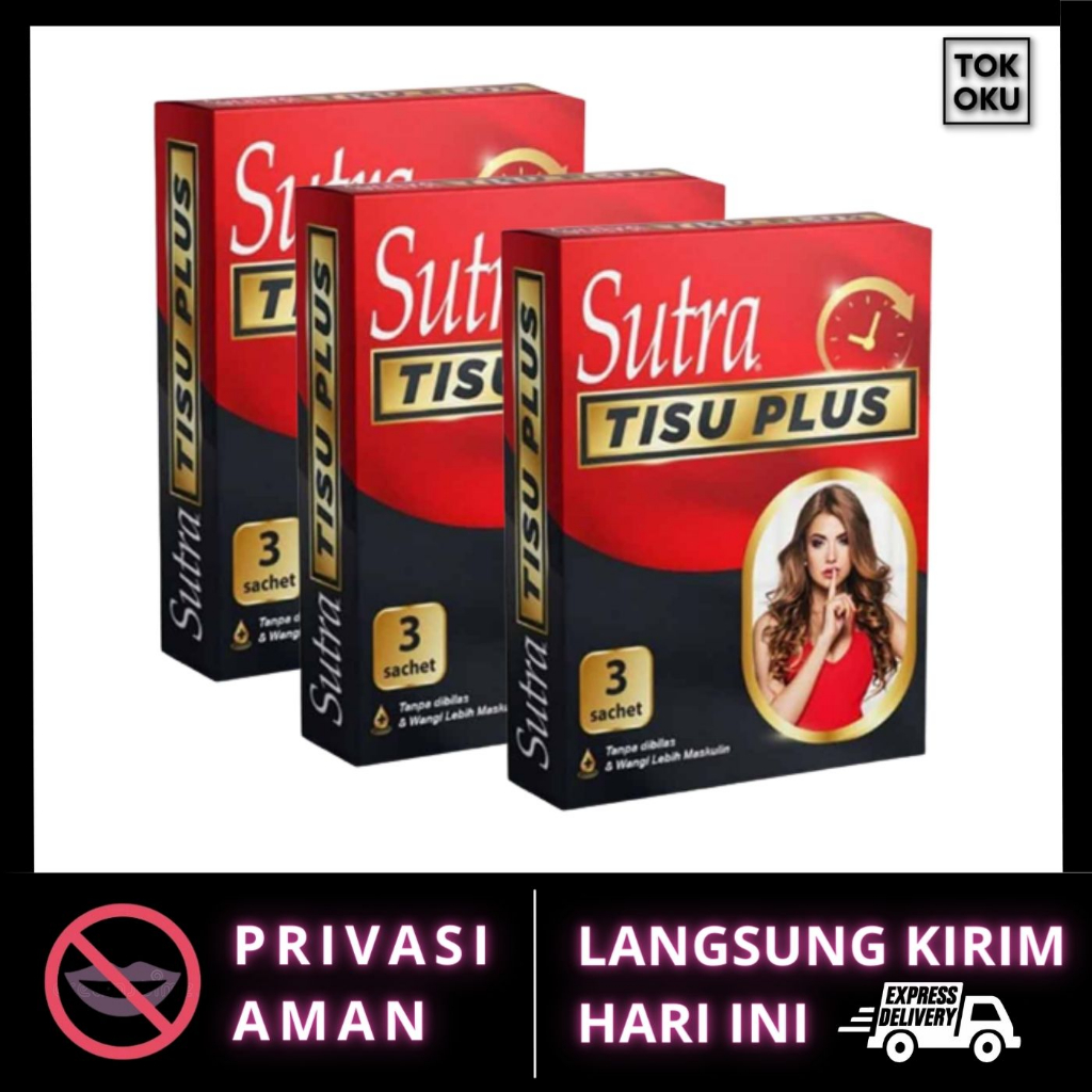 Jual Sutra Tisu Plus Merah Original Isi Sachet Privasi Aman